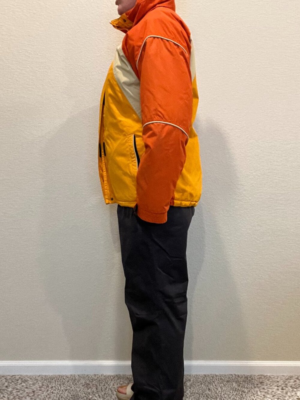 Active Ski/Snowboard Jacket Orange Size M - Picture 3 of 11